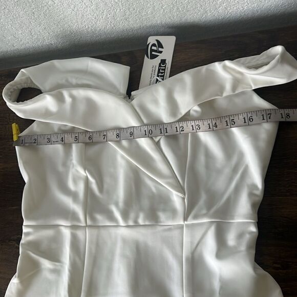 NWT Off The Shoulder Dresses Wedding Guest Cocktail Party Bodycon Split Dress - Picture 10 of 13